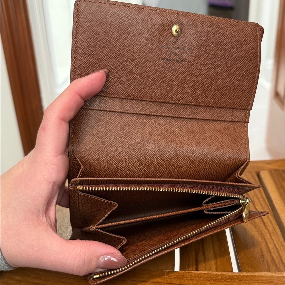 Louis Vuitton Brown and Gold Monogram Wallet - Picture 3 of 13
